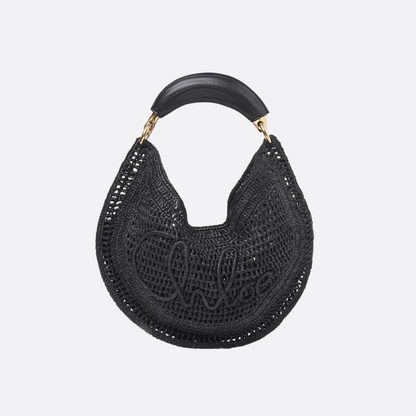 CHLOÉ HEISSE SOMMER BANANA-TASCHEN AUS RAFFIA