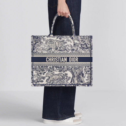 GROßE DIOR BOOK TOTE TASCHE