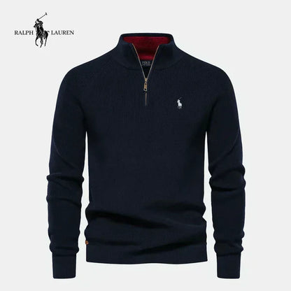 Raⅼрh Ⅼɑυren - Men’s Half-Zip Sweater Premium Knit