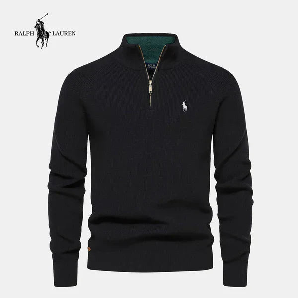 Raⅼрh Ⅼɑυren - Men’s Half-Zip Sweater Premium Knit