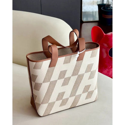 CABAS H EN BIAIS 40-TASCHE VON HERMÈS